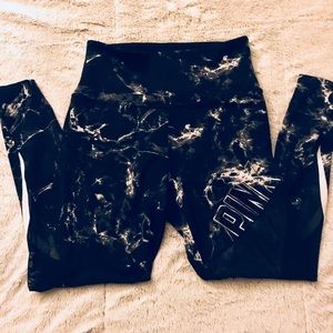 Black Marble High-waist Ankle Leggings 🖤🖤🖤